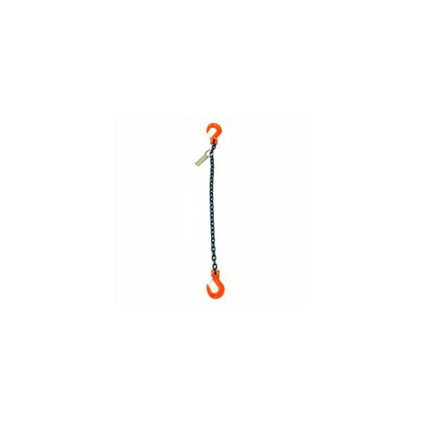 Mazzella Lifting B151120 4' Single Leg Chain Sling W/ Sling Hook